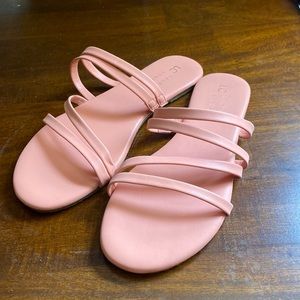 LC Lauren Conrad strappy sandals 7